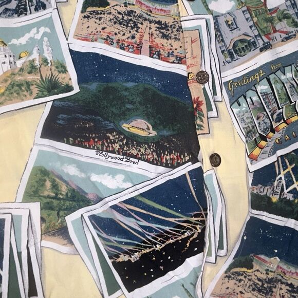 Reyn Spooner Shirt Hawaiian Size Small Hollywood California Vintage - Picture 9 of 13